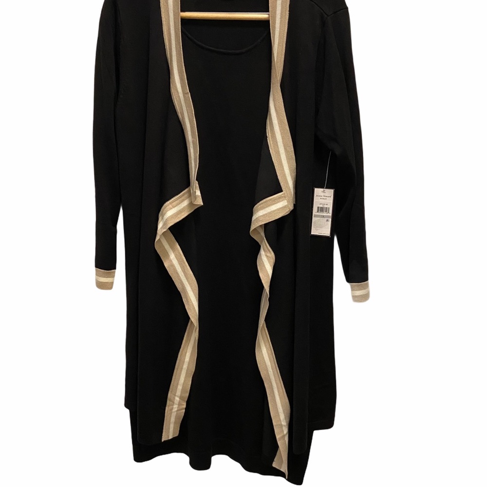 NWT Jessica Howard Black Cardigan dress Plus Sz 1X